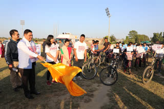 cycle rally in tezpur