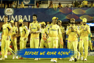 Chennai Super Kings Team with MS Dhoni