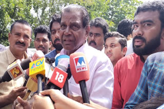 Thiruvanchoor Radhakrishnan  resignation of K Sudhakaran  KPCC President K Sudhakaran  Thiruvanchoor about resignation of K Sudhakaran  തിരുവഞ്ചൂര്‍ രാധാകൃഷ്‌ണന്‍  കെ സുധാകരന്‍റെ രാജി  കെപിസിസി അധ്യക്ഷൻ കെ സുധാകരൻ  കെ സുധാകരൻ