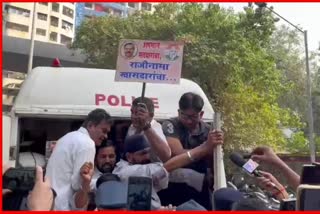 Senior leader Sanjay Nirupam in police custody