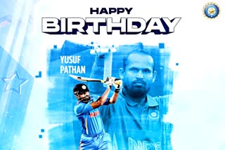 BCCI Celebrating Yusuf Pathan Birthday