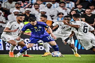 FIFA World Cup Practice Match  Argentina beat UAE  Argentina beat UAE 5 0  Lionel Messi  लियोनल मेसी  अर्जेन्टीना ने यूएई को हराया