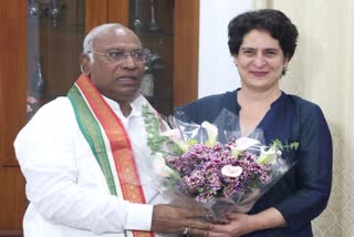 mallikarjun kharge, priyanka gandhi