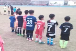 Bhopal Children fans of Messi and Ronaldo