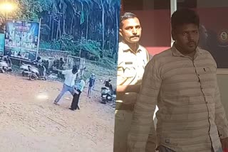 Kasaragod  Madrasa returning girl  girl attacked by a man  police  പെൺകുട്ടി  എടുത്തുയർത്തി നിലത്തെറിഞ്ഞ സംഭവത്തില്‍  പ്രതി പൊലീസ് പിടിയില്‍  പൊലീസ്  ബാലാവകാശ കമ്മീഷനും  കാസര്‍കോട്  ഉദ്യാവാറിൽ  കുട്ടി  ചികിത്സ  പോക്സോ  ലഹരി