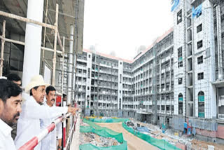 CM KCR Inspected the Construction Works