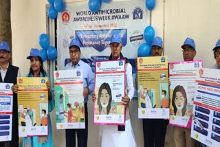 World Antimicrobial Awareness Week,  Health Minister released poster