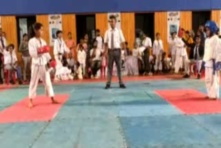 Seven year old Samia  gold medalist in International Karate