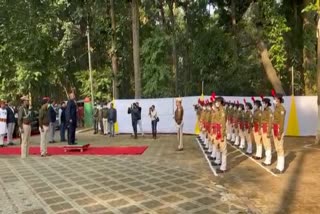 Guard of Honor to Governor Ramesh Bais at Petarwar in Bokaro