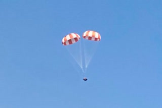 ISRO carries out parachute airdrop test of Gaganyaan programme