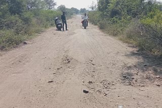 Bad condition of road