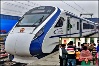 Stone pelting on Vande Bharat train