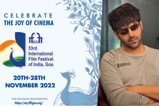 Goa International Film Festival kicks off in today  Goa International Film Festival  Goa International Film Festival kicks off  ഗോവ ചലച്ചിത്ര മേളയ്‌ക്ക് തുടക്കമായി  ഗോവ ചലച്ചിത്ര മേള  ഉദ്‌ഘാടനത്തില്‍ കാര്‍ത്തിക് ആര്യന്‍റെ നൃത്തം  കാര്‍ത്തിക് ആര്യന്‍റെ നൃത്തം  53rd Goa International Film Festival  Kartik Aaryan to perform Goa Film Festival  Inaugural film in Goa film fest  Malayalam movies in Goa Film Festival  Non feature movies in Goa Film Festival  Carlos Saura gets Satyajit Ray award