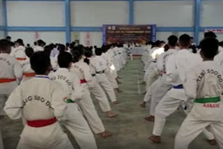 Tang soo do compition in Guwahati