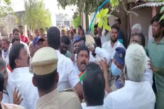 Minister Mallareddy Padayatra