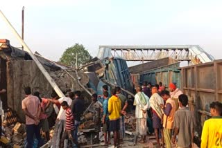 Goods Train Crashes