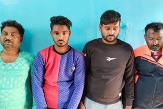 कोढ़ा गैंग के चार सदस्य गिरफ्तार