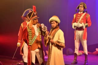 tippu-nijakansugalu-drama-performed-amid-police-security-in-mysore