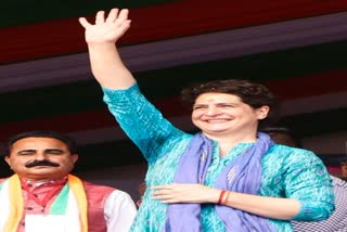 priyanka gandhi visit mp