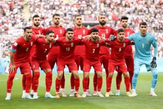 The Iranian team refused to sing the national anthem