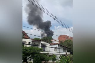 Plane crash in central Colombia