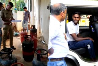 illegal gas filling centre  gas  gas filling centre  malappuram edavanna  edavanna illegal gas filling  latest news in malappuram  latest news  latest news today  അനധികൃത ഗ്യാസ് റീ ഫില്ലിങ് കേന്ദ്രം  ഗ്യാസ്  എടവണ്ണ ചെറുമണ്ണില്‍  എറണാകുളം ഏറ്റവും പുതിയ വാര്‍ത്ത  ഇന്നത്തെ പ്രധാന വാര്‍ത്ത