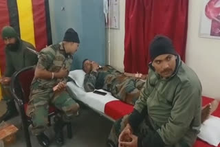 blood donation camp organised by army in poonch