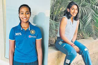 Trisha and Shabnam are two female cricket players