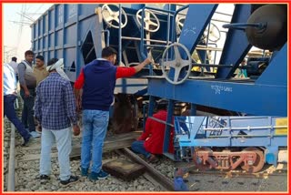 Goods Train Derailed In Farrukhabad