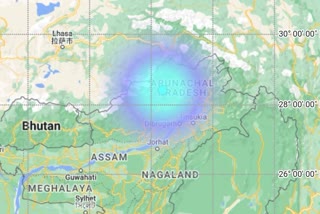 An earthquake of magnitude over 3 occurred 58 km North West North of Basar Arunachal Pradesh