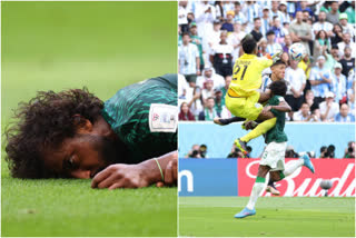 yasser al shahrani injury  yasser al shahrani  qatar world cup  FIFA world cup 2022  Mohammed Al Owais  saudi arabia vs argentina  യാസര്‍ അല്‍ ഷെഹ്‌രാനി  യാസര്‍ അല്‍ ഷെഹ്‌രാനിക്ക് ജര്‍മനിയില്‍ ചികിത്സ  യാസര്‍ അല്‍ ഷെഹ്‌രാനിയുടെ താടിയെല്ല്‌ ഒടിഞ്ഞു  ഖത്തര്‍ ലോകകപ്പ്  ഫിഫ ലോകകപ്പ് 2022