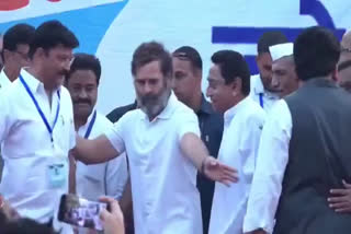 rahul gandhi ignores kotma mla video viral