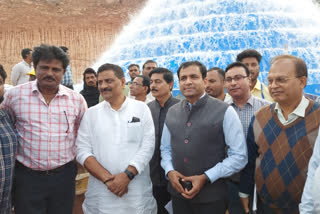 जल संसाधन मंत्री संजय झा ने गंगा जल आपूर्ति योजना का किया निरीक्षण