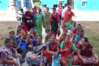 TIDCO Houses Beneficiaries Protest In Visakha