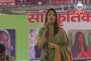 Poet Shikha Deepti in Ranchi on Jharkhand Assembly foundation Day