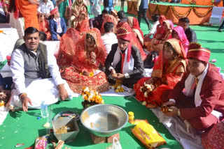 Over 3000 couples tie the knot at UP govt's mass marriage program