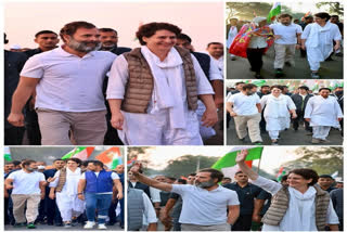 Bharat Jodo Yatra proceeds further in MP, Priyanka Gandhi Vadra takes part in it for second day