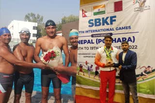 Swimmer Rajesh Bhosale