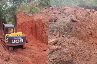 hill sliding and soil taking in Kankol  protest against hill sliding and soil taking  Protest in Kankol Kannur  Kankol hill sliding  കാങ്കോലിലെ കുന്നിടിക്കലിനെതിരെ പ്രതിഷേധം  കുന്നിടിക്കലിനെതിരെ പ്രതിഷേധം  കാങ്കോൽ സ്വാമിമുക്ക്  മാത്തിൽ റോഡിലെ കോട്ടക്കുന്ന്  മണ്ണ് ഖനനം  കാങ്കോൽ ആലപ്പടമ്പിൽ കുന്നിടിച്ചു കടത്തൽ  കാങ്കോൽ ആലപ്പടമ്പ്