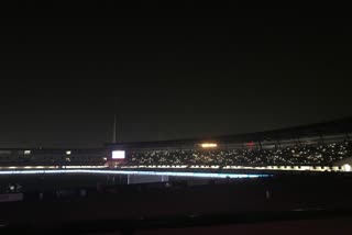 entire Kalinga stadium suddenly went dark during ISL match