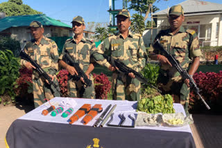 BSF Recovered Firearms and Explosives in Maynaguri