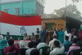 congress leader Subrata Dutta says they will shoot police if necessary