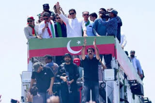 Former Pakistan PM Imran Khan arrives in Islamabad to hold Rally in Rawalpindi