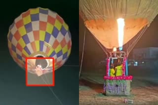 Varmala Ceremony in Hot Air Balloon