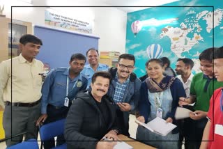 Anil Kapoor at IAF School student in Tezpur