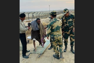 BSF fired on Pakistani civilian on Indo Pak Border. Injured Man was later on handed over to Pak Rangers.