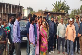 Giridih Villegers protest against CCL