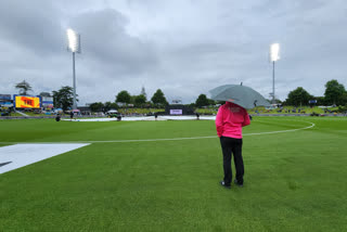 newzealand vs india second odi  newzealand vs india second odi called off  newzealand vs india  hamilton rain  ഇന്ത്യ ന്യൂസിലന്‍ഡ് രണ്ടാം ഏകദിനം  ഇന്ത്യ  ന്യൂസിലന്‍ഡ്  ഇന്ത്യ ന്യൂസിലന്‍ഡ് ഏകദിന പരമ്പര