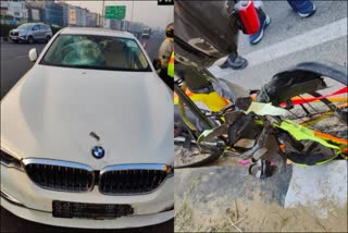 speeding-bmw-mows-down-man-riding-cycle-on-delhi-gurugram-road