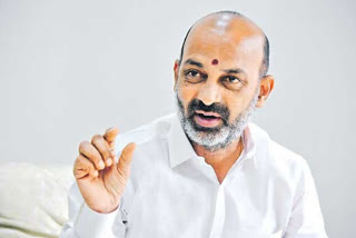 Bandi sanjay fire on cm KCR